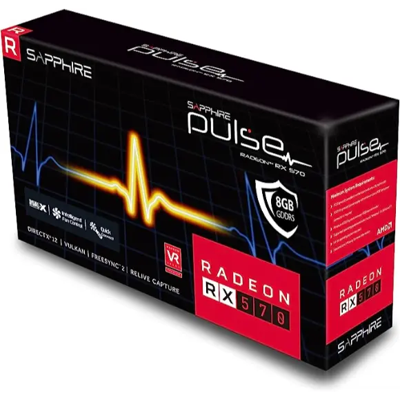 Sapphire RX 570 Radeon Pulse Graphics Card - PakByte Computers 