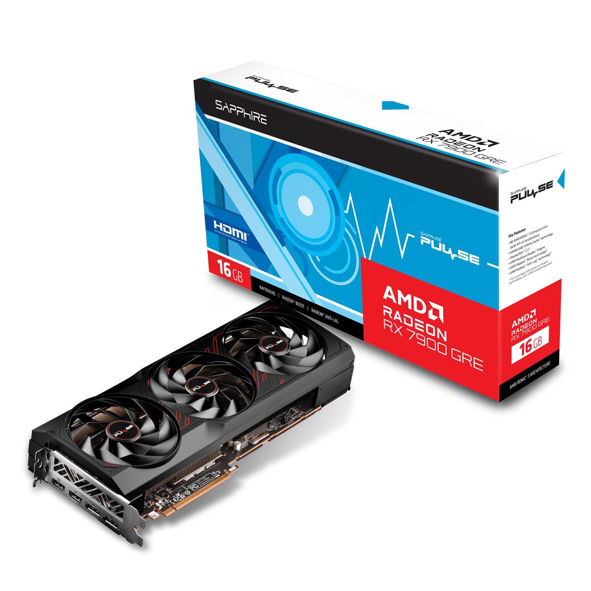 Sapphire Pulse AMD Radeon RX 7900 GRE 16GB Graphics Card - PakByte Computers 