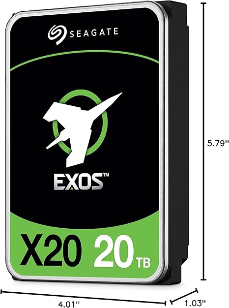 Seagate Exos X20 20TB Internal Hard Drive