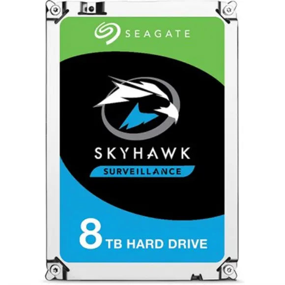 Seagate Skyhawk 8TB Surveillance Hard Drive 3.5" SATA ST8000VX004 - PakByte Computers 