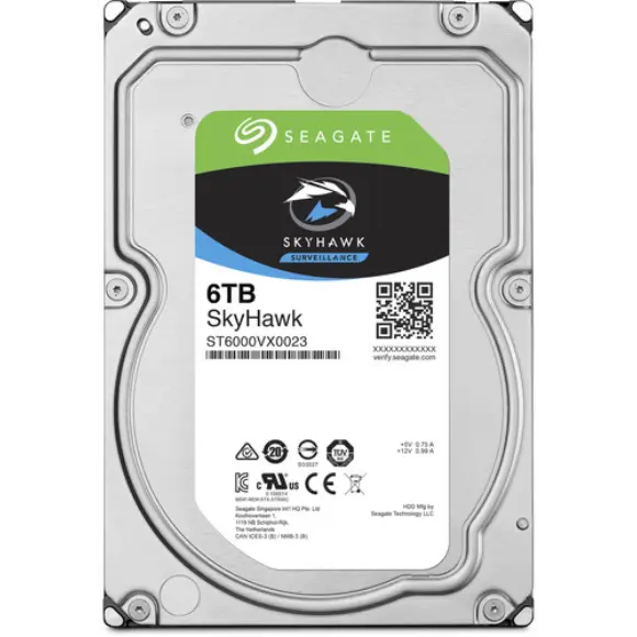 Seagate 6TB SkyHawk SATA III 3.5" Internal Surveillance Hard Drive - PakByte Computers 