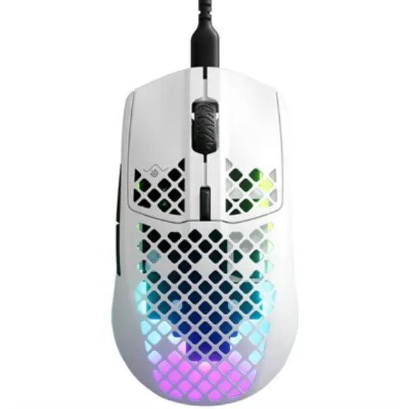 SteelSeries Aerox 3 2022 Edition Ultra Lightweight Wired Gaming Mouse - Snow - 62603 - PakByte Computers 