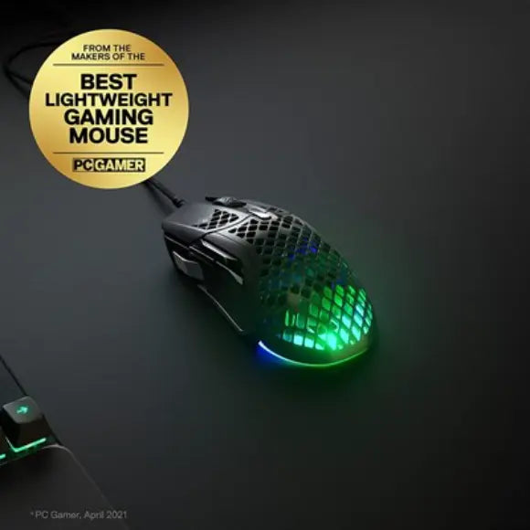 SteelSeries Aerox 5 Ultralight Multi-Genre Gaming Mouse (62401) - PakByte Computers 