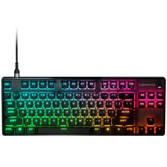 SteelSeries Apex 9 TKL Wired – Optical Mini Keyboard - Black (64847) - PakByte Computers 