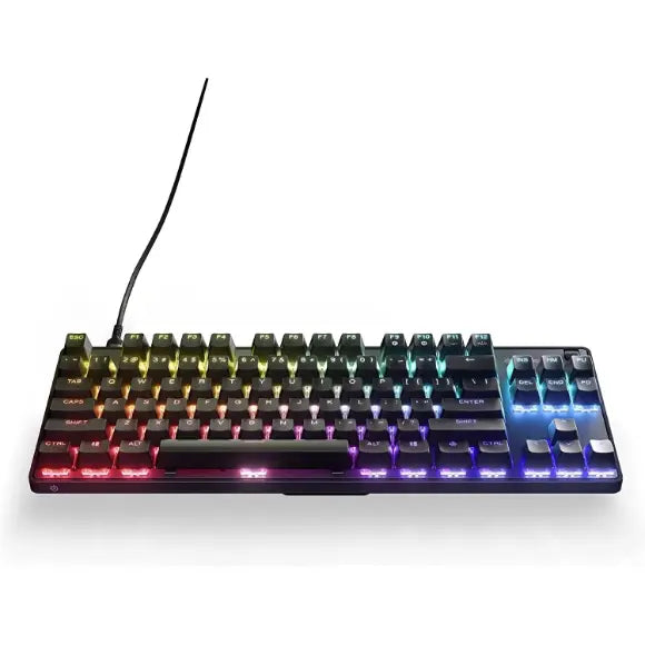 SteelSeries Apex 9 TKL Wired – Optical Mini Keyboard - Black (64847) - PakByte Computers 