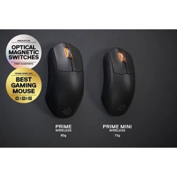 SteelSeries Prime Mini Wireless Gaming Mouse - 62426 - PakByte Computers 