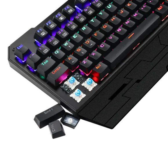 T-DAGGER Battleship Gaming Mechanical Keyboard -TGK301 - PakByte Computers 