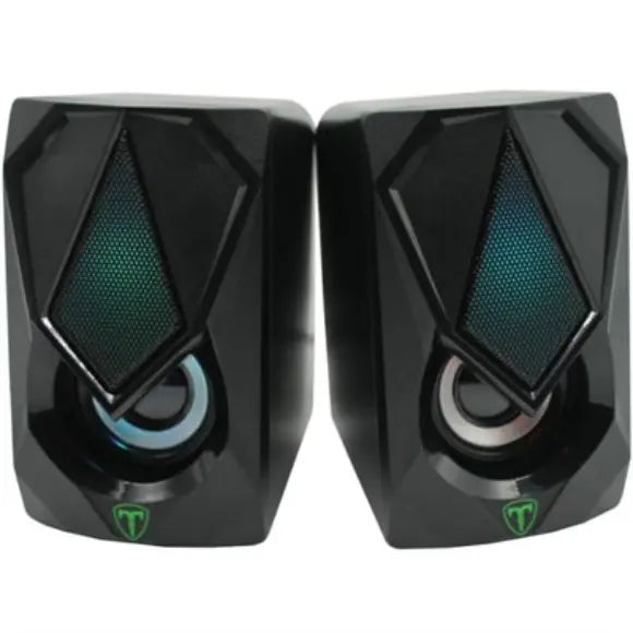 T-Dagger Black Box 2.0 Speakers with LED | T-TGS500 - PakByte Computers 