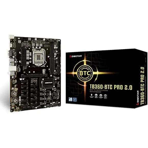 BIOSTAR TB360-BTC PRO Intel Motherboard - PakByte Computers 