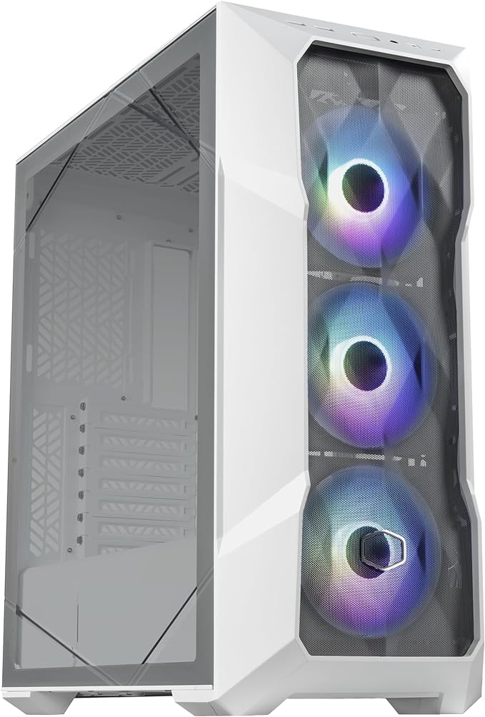 Cooler Master MasterBox TD500 Mesh V2 ARGB Mid-Tower ATX Case - White - PakByte Computers 