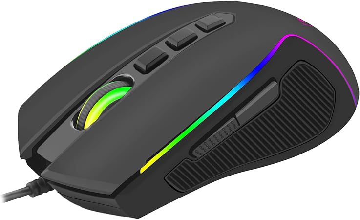 T-DAGGER  T-TGM209 Darkangel RGB Mouse - Black - PakByte Computers 