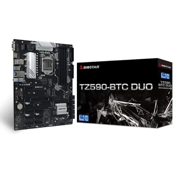 BIOSTAR TZ590 - BTC DUO INTEL Motherboard - PakByte Computers 