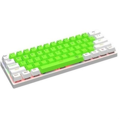 T-DAGGER Arena T-TGK321 Mechanical Gaming Keyboard - Green/White - PakByte Computers 