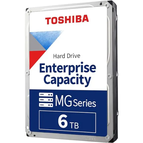 Toshiba MG Series Enterprise 6TB 3.5’’ SATA 6Gbit/s Internal Hard drive - PakByte Computers 