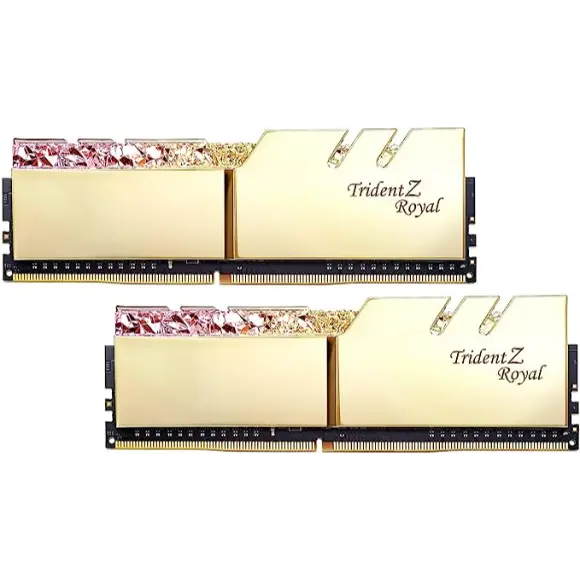 G.Skill Trident Z 3600MHZ 32GB (16x2) DDR4 - Royal Gold - PakByte Computers 