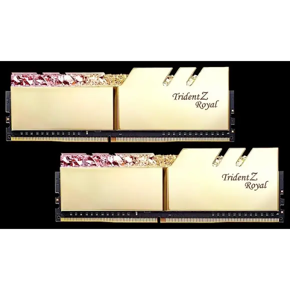 G.Skill Trident Z 3600MHZ 32GB (16x2) DDR4 - Royal Gold - PakByte Computers 