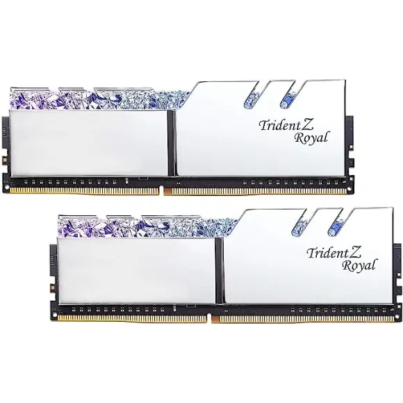 G.Skill Trident Z 32GB (16x2) DDR4 3600MHZ - Royal Silver - PakByte Computers 