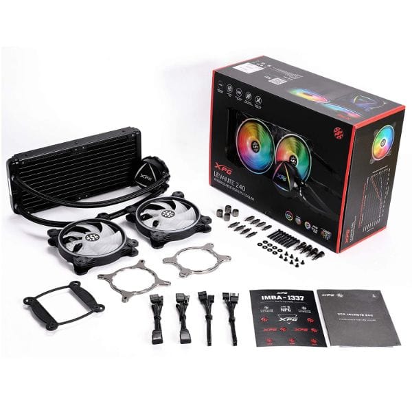 XPG LEVANTE 240 Addressable ARGB CPU Liquid Cooler - PakByte Computers 