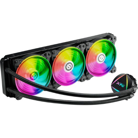 XPG Levante X360 ARGB All-in-One Liquid CPU Cooler - Black - PakByte  