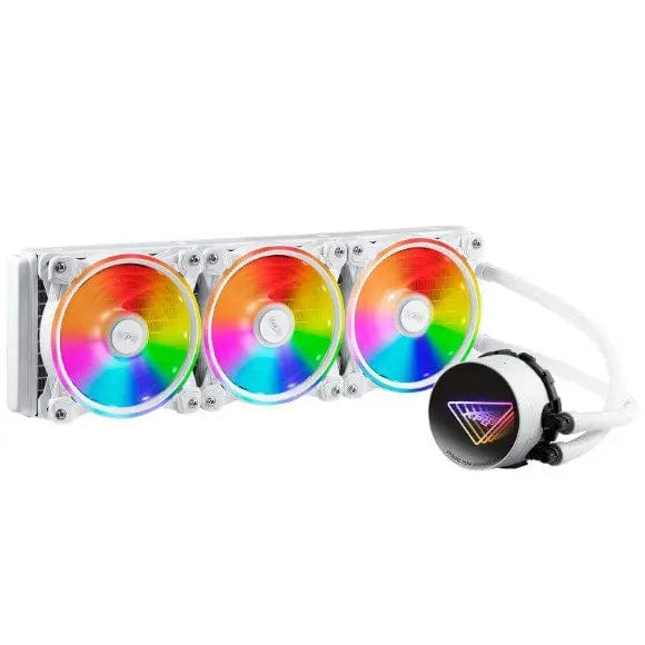 XPG Levante X 360 ARGB All-in-One Liquid CPU Cooler - White - PakByte Computers 