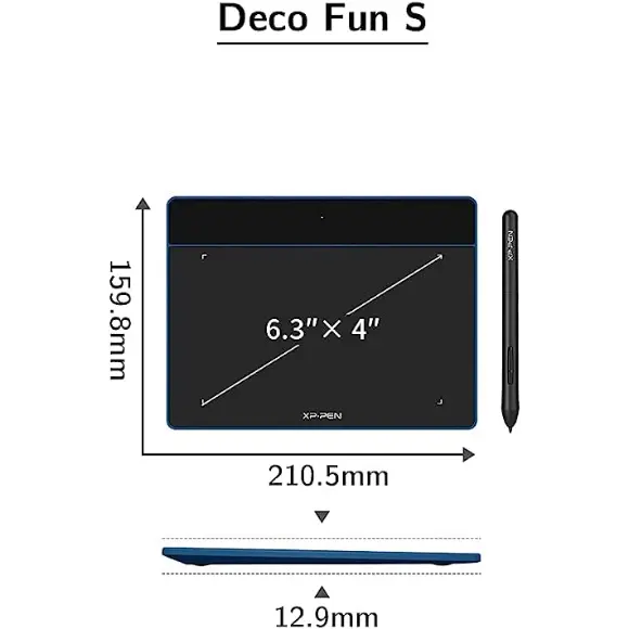 XP-PEN Deco Fun S Drawing Pen 6x4" Tablet - PakByte Computers 