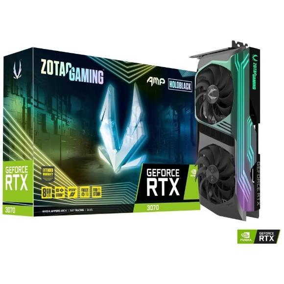 ZOTAC GAMING GeForce RTX 3070 AMP Holo 8GB GDDR6 256-bit 14 Gbps PCIE 4.0 Gaming Graphics Card - PakByte Computers 