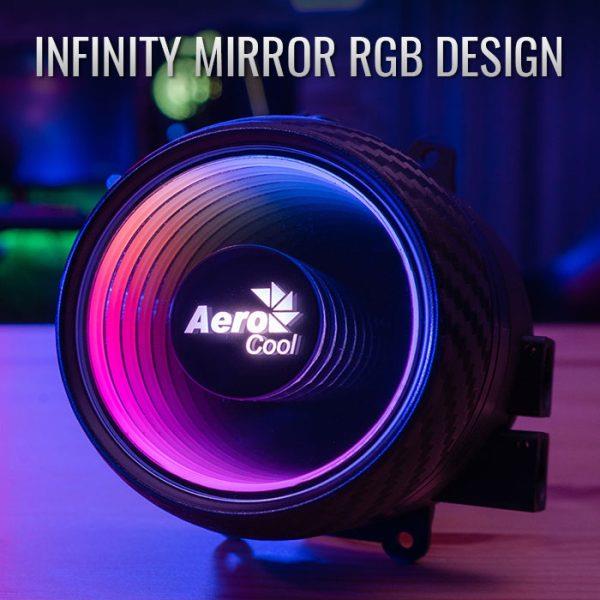 AeroCool Mirage L240 ARGB AIO Liquid CPU Cooler - Black