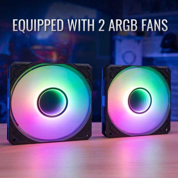 AeroCool Mirage L240 ARGB AIO Liquid CPU Cooler - Black