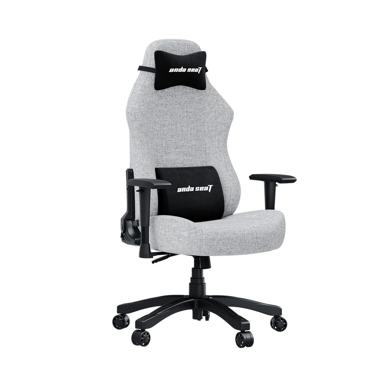 Anda Seat Luna Large Gaming Chair - Gray Fabric - PakByte  