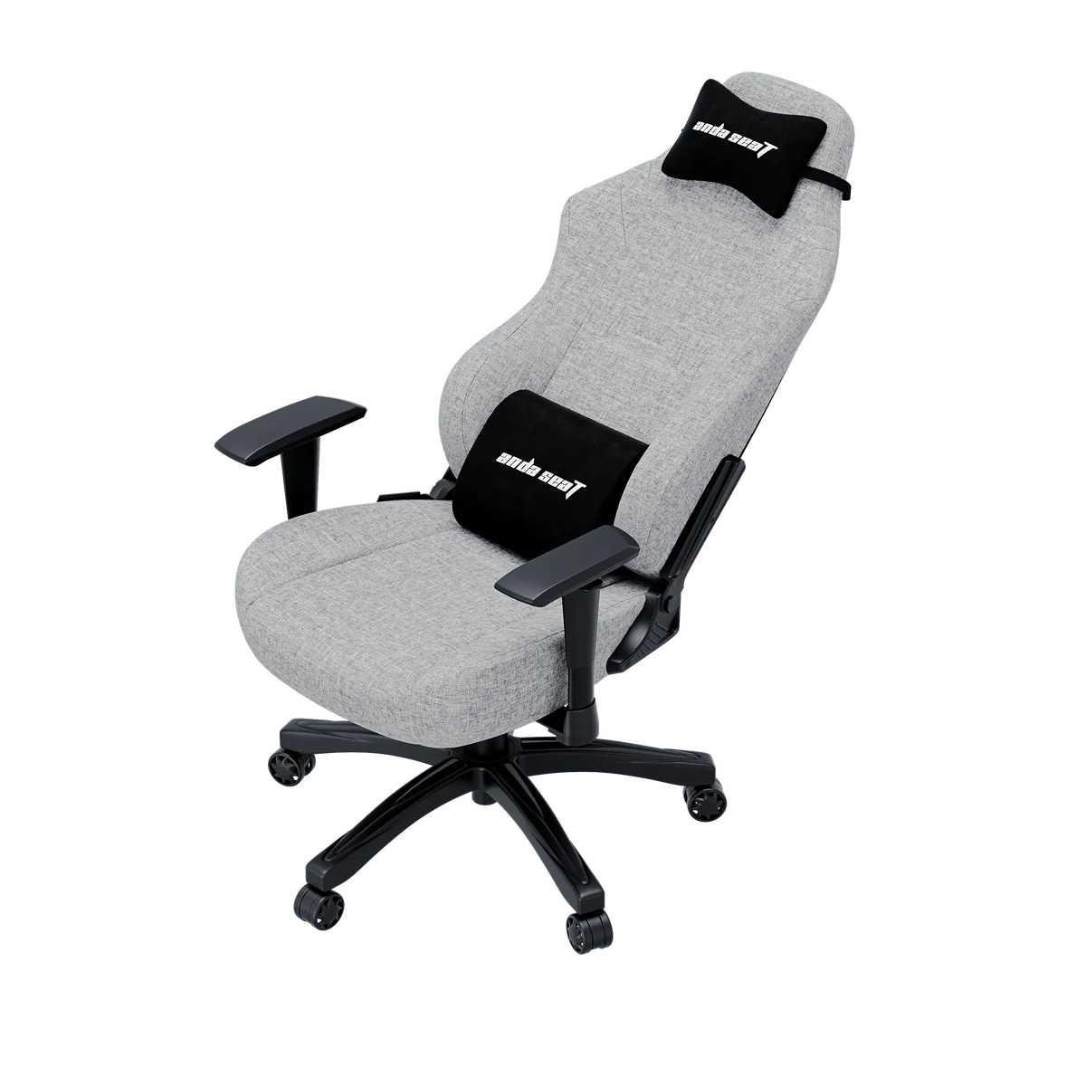 Anda Seat Luna Large Gaming Chair - Gray Fabric - PakByte  