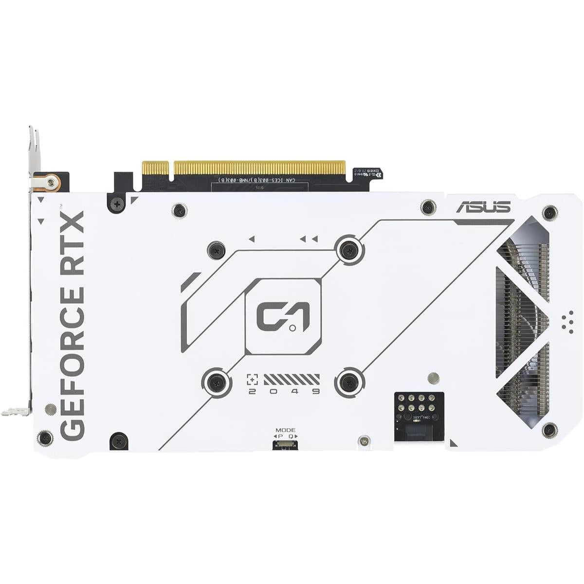 Asus Dual GeForce RTX 4060 OC Edition 8GB Graphics Card - White - PakByte Computers 