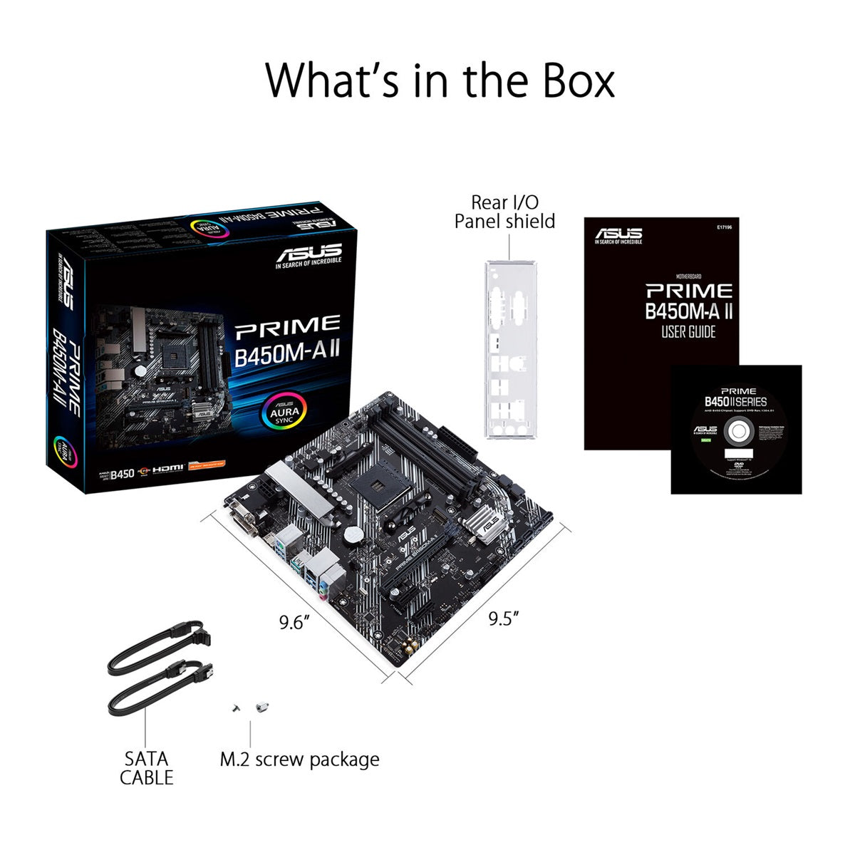 ASUS Prime B450M-A II AMD AM4 mATX Gaming Motherboard - PakByte Computers 