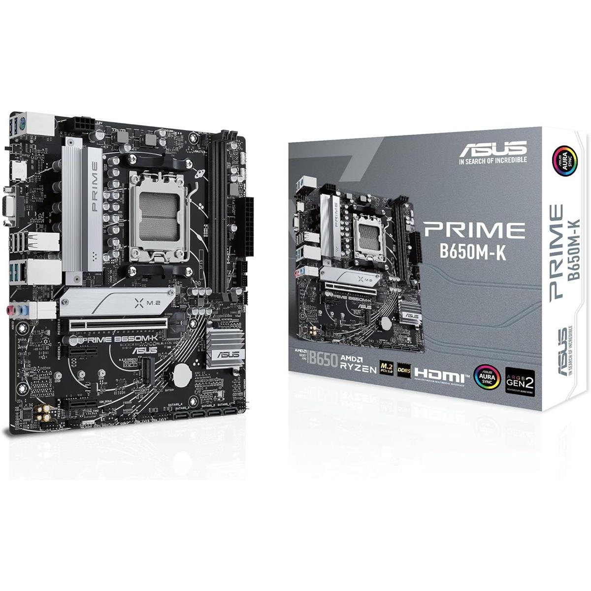 Asus Prime B650M-K DDR5 AMD AM5 microATX Motherboard - PakByte Computers 