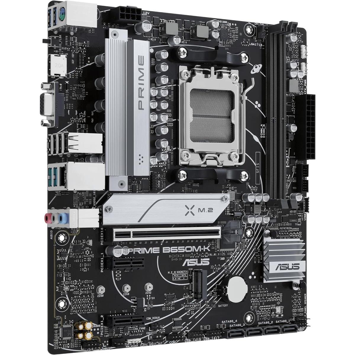 Asus Prime B650M-K DDR5 AMD AM5 microATX Motherboard - PakByte Computers 