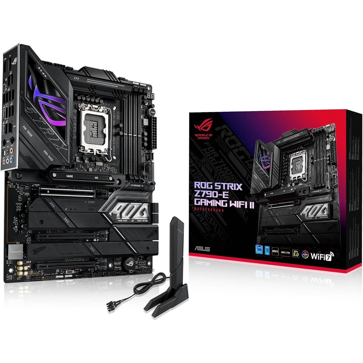 Asus Rog Strix Z790-E Gaming Wifi II DDR5 Intel 12/13/14th Gen ATX Motherboard - PakByte Computers 