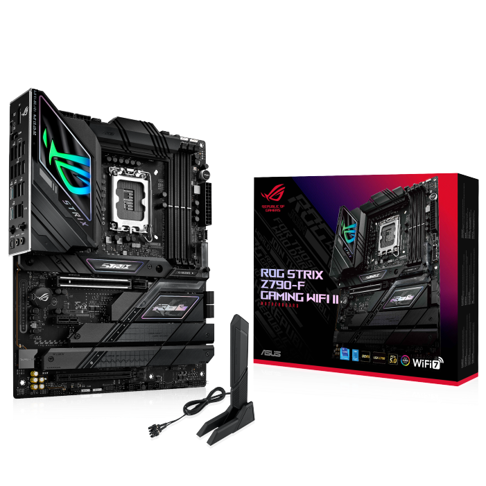 Asus Rog Strix Z790-F Gaming Wifi II DDR5 Intel 12/13/14th Gen ATX Motherboard - PakByte Computers 