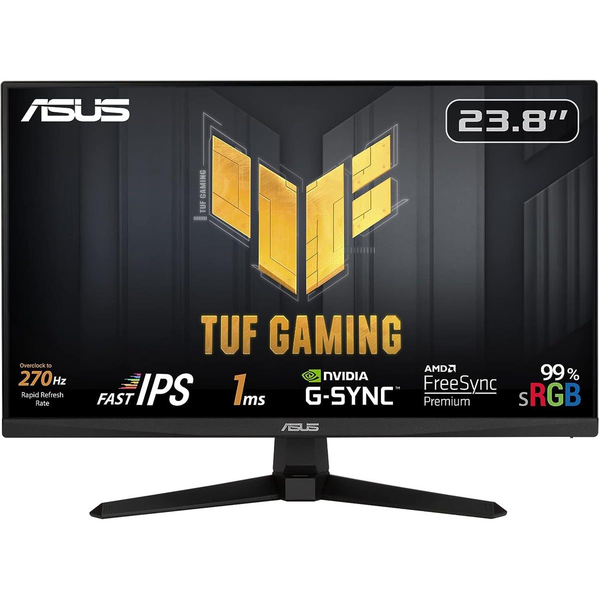 Asus Tuf Gaming VG249QM1A - 270Hz 1080p FHD IPS 24" Monitor - PakByte Computers 