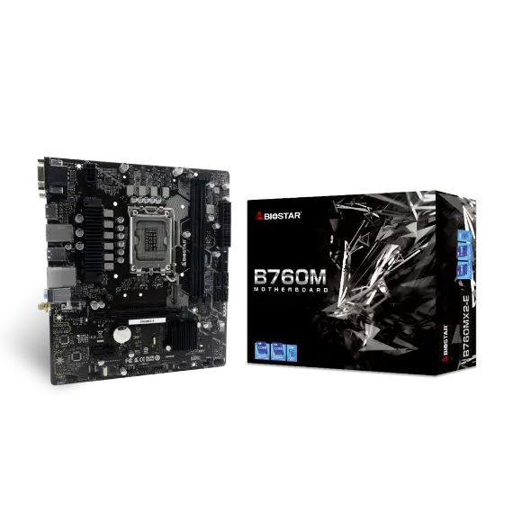 Biostar B760MX2-E D5 MotherBoard - PakByte Computers 