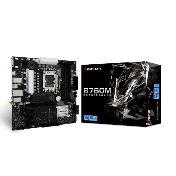 Biostar B760MX2-E PRO D4 MotherBoard - PakByte Computers 