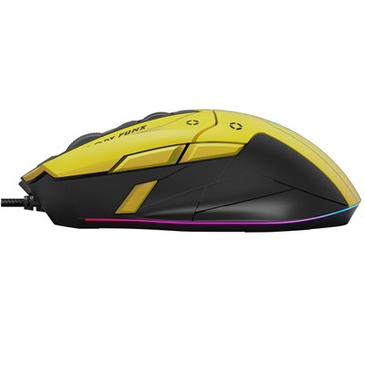 Bloody W70 Max RGB Gaming Mouse - Punk Yellow - EasySkins, Inc. 