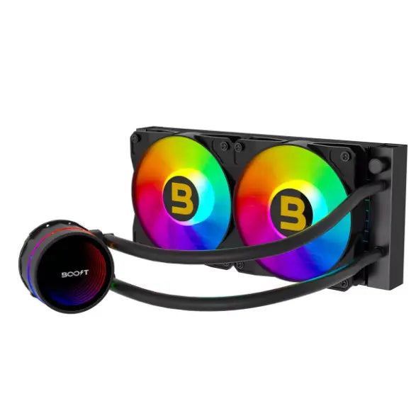 Boost Hydra RGB AIO 240mm Liquid CPU Cooler - PakByte Computers 