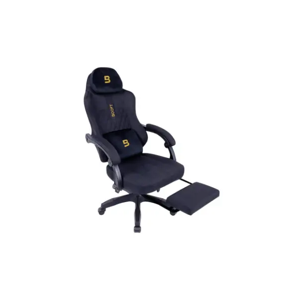 Boost Surge Pro Fabric Gaming Chair - Black - PakByte Computers 