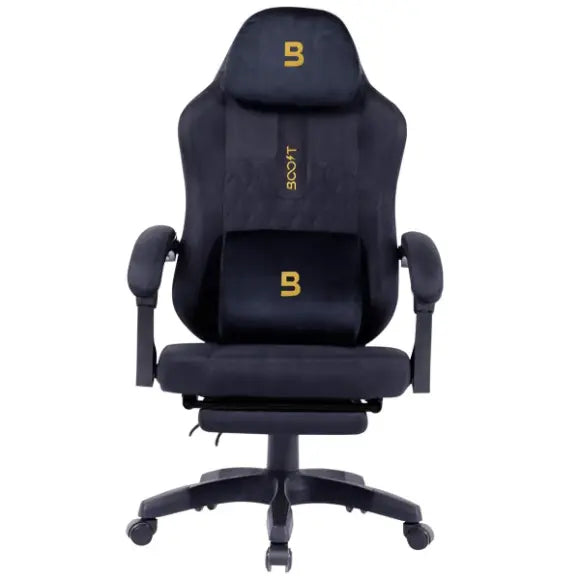 Boost Surge Pro Fabric Gaming Chair - Black - PakByte Computers 