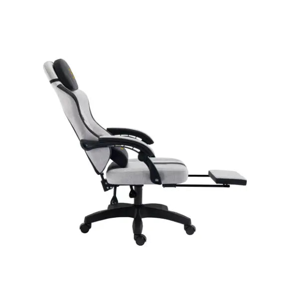 Boost Surge Pro Fabric Gaming Chair - Black/Grey - PakByte Computers 