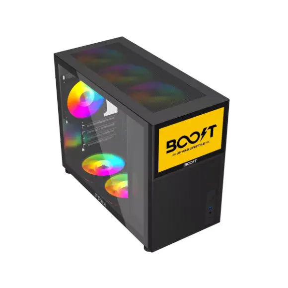 Boost T-Rex LED Mini-Tower microATX Case - PakByte Computers 