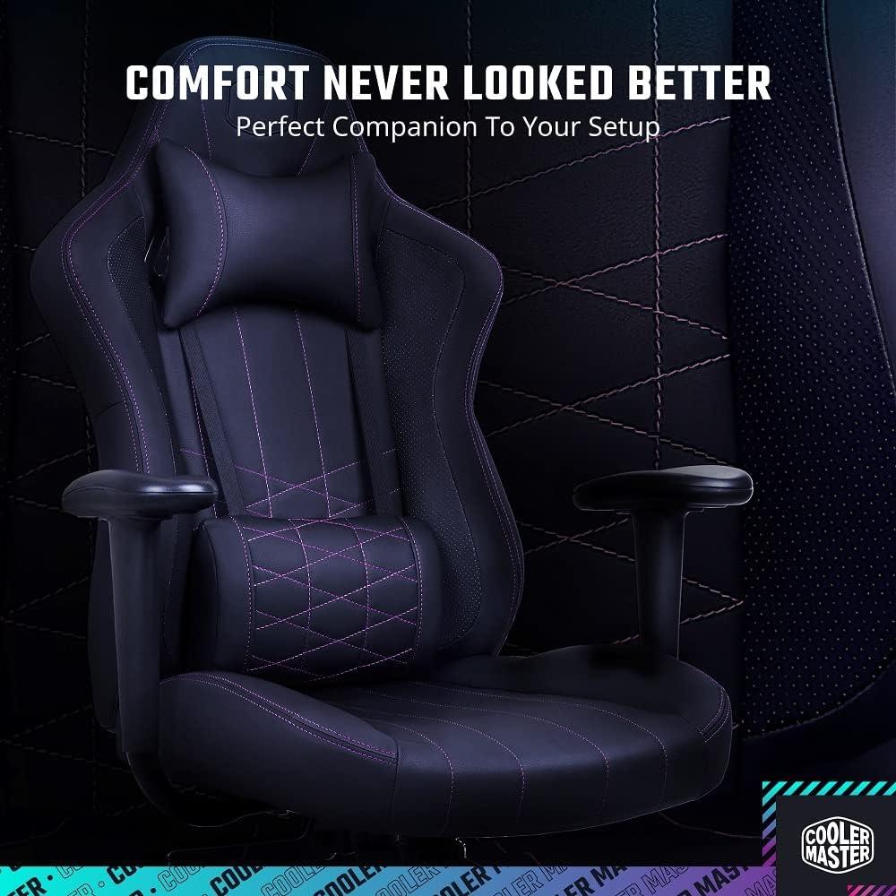 Cooler Master Caliber E1 Gaming Chair – Black - PakByte Computers 