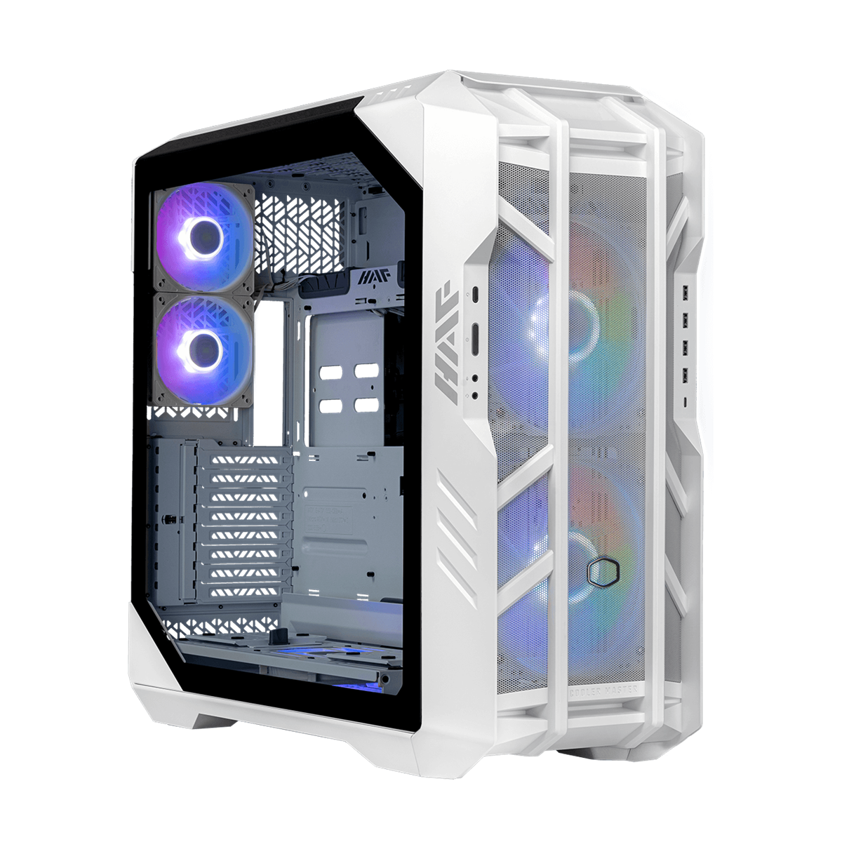 Cooler Master HAF 700 ARGB Full-Tower ATX Case - White - PakByte Computers 