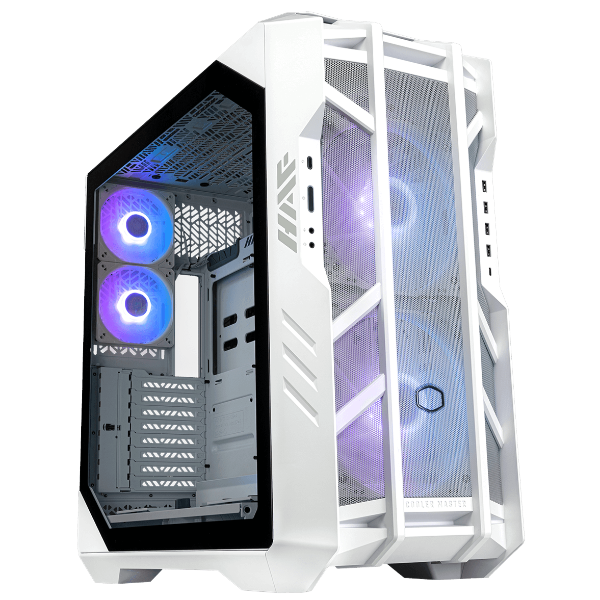 Cooler Master HAF 700 ARGB Full-Tower ATX Case - White - PakByte Computers 