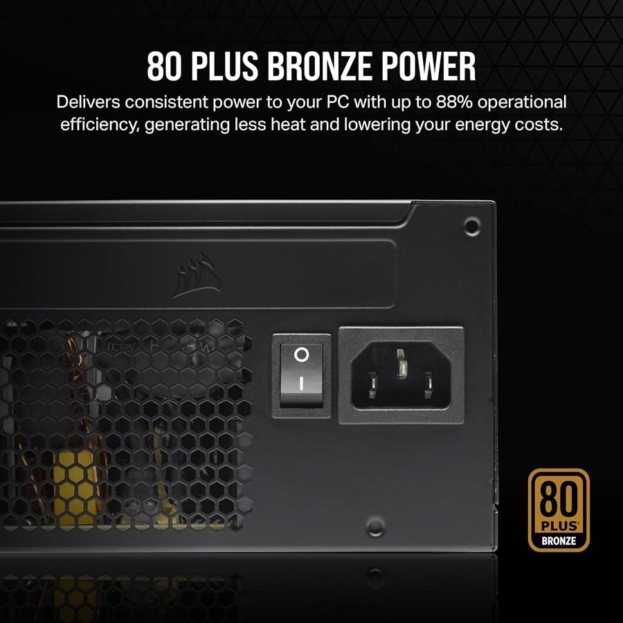 Corsair CX Series CX650 650W 80 Plus Bronze ATX Power Supply - PakByte Computers 