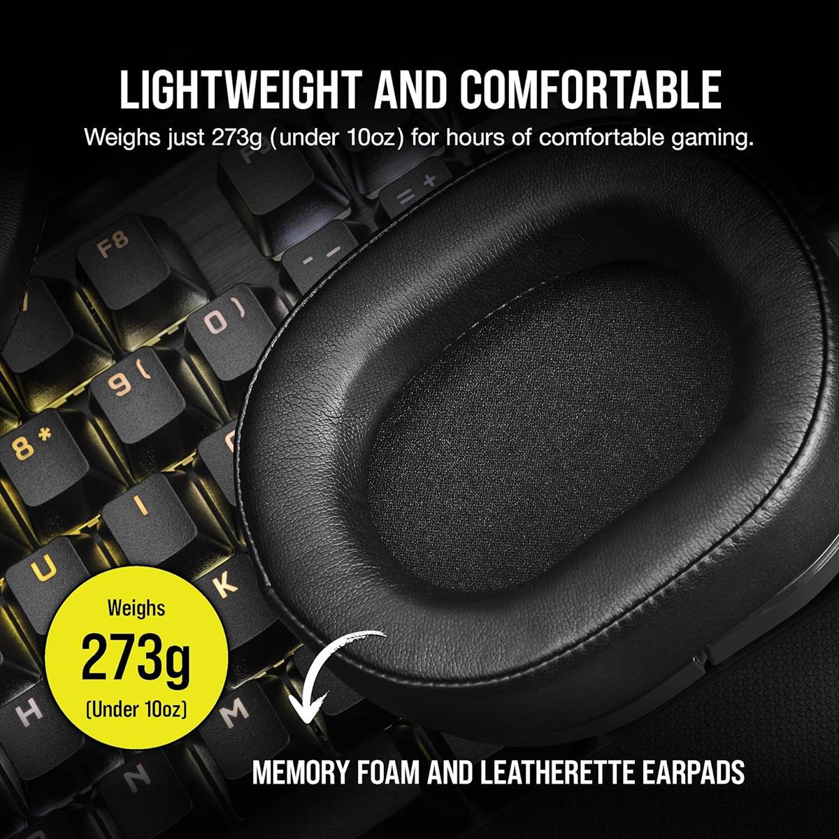 Corsair HS55 Surround Wired Gaming Headset - Carbon - PakByte Computers 